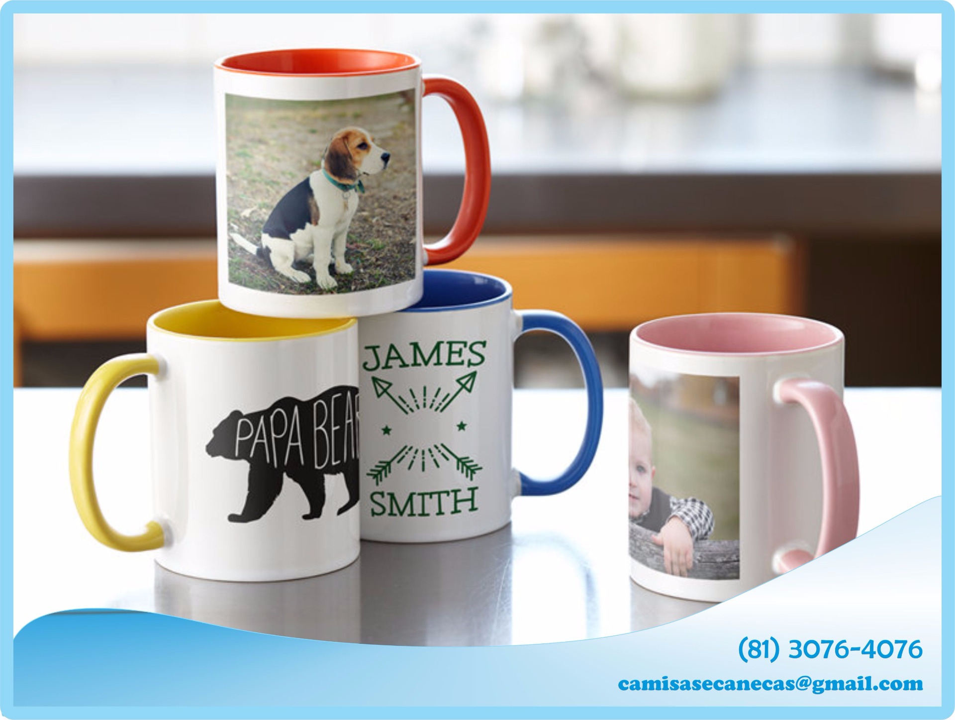 CANECA PORCELANA PERSONALIZADA RECIFE